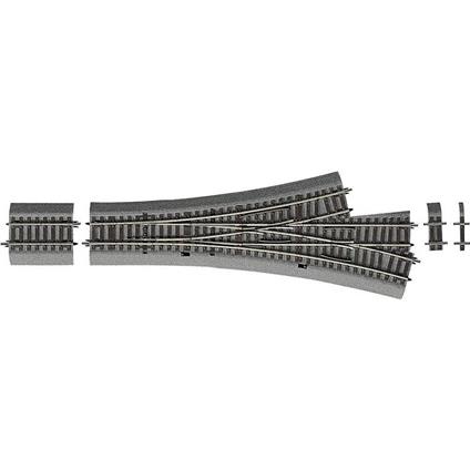 H0 RocoLine (con massicciata) 42543 Scambio a tre vie 287.5 mm 15 ° 873.5 mm