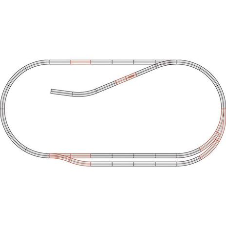 H0 Roco geoLINE (con massicciata) 61102 Kit di espansione