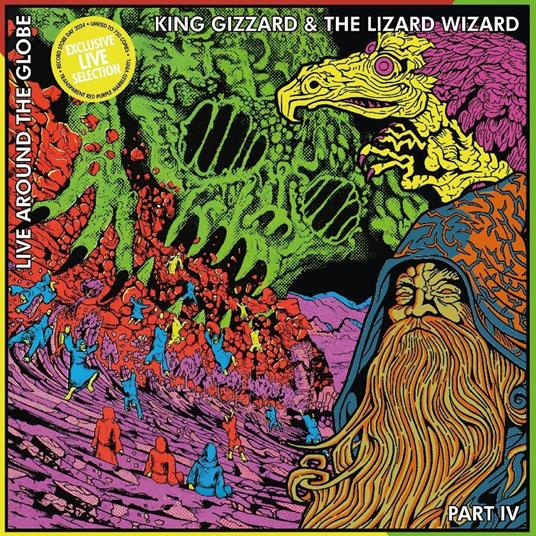 Live Around The Globe - Part IV (Coloured Vinyl) - Vinile LP di King Gizzard & the Lizard Wizard