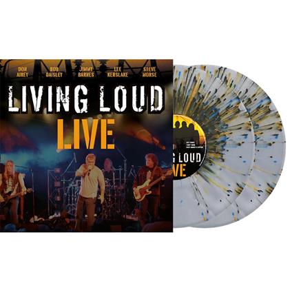 Live (Indie Crystal Exclusive Splatter Vinyl) - Vinile LP di Living Loud