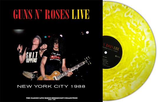 Live In New York City 1988 (Cloudy Vinyl) - Vinile LP di Guns N' Roses