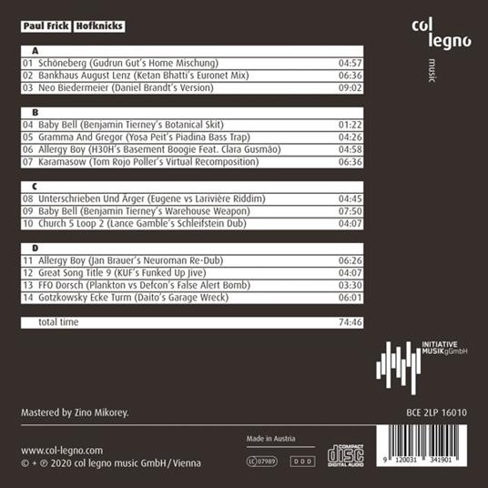 Hofknicks - Vinile LP di Paul Frick - 2