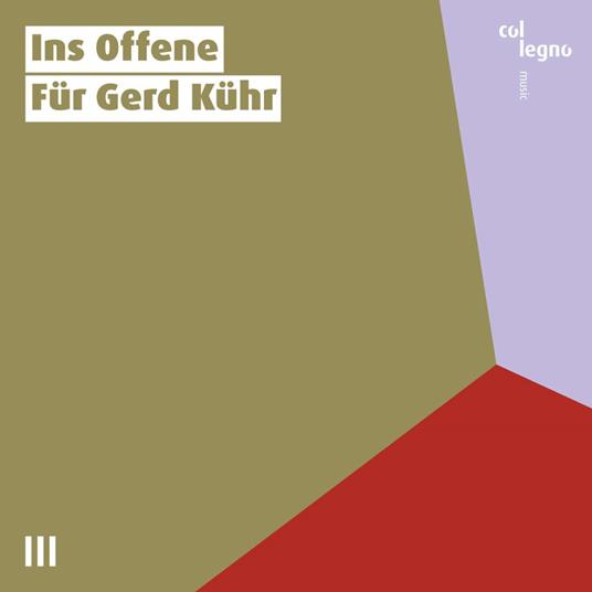 Ins Offene Für Gerd Kühr - CD Audio
