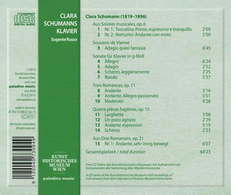 Clara Schumanns Klavier - CD Audio di Clara Schumann - 2