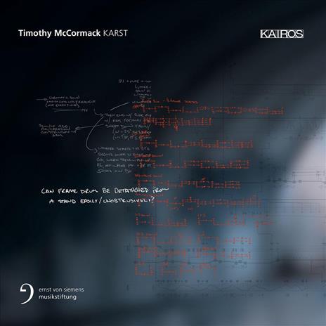 Timothy McCormack - Karst - CD Audio