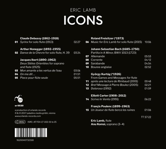 Eric Lamb: Icons - CD Audio - 2