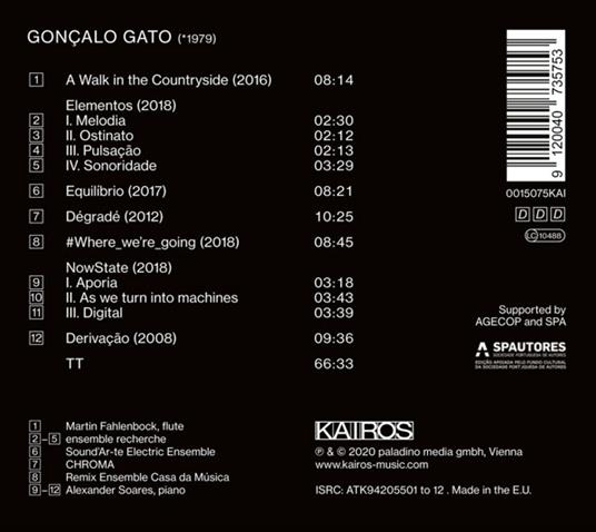 Goncalo Gato: Nowstate - CD Audio di Ensemble Recherche - 2
