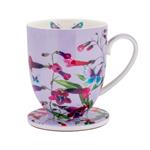 Set Mug Con Sottobicchiere Posey Perennial Penstemons 400Ml Maxwell Williams