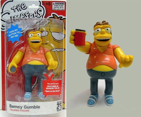 I Simpson. Barney Deluxe Figure - 2