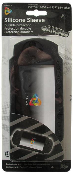 Guscio in silicone Nero per PSP