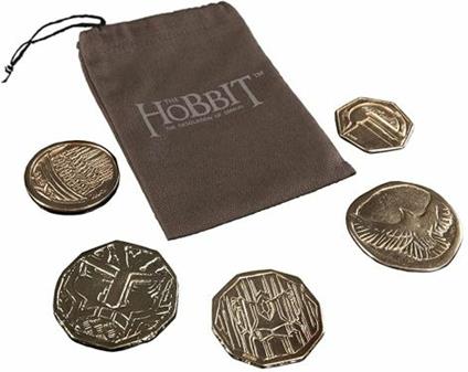 Hobbit SmaugS Treasure Pouch 5 Coin Set