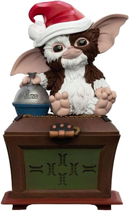 Gremlins Mini Epics Vinile Figura Gizmo Con Santa Cappello Edizione Limitata 12 Cm Weta Workshop