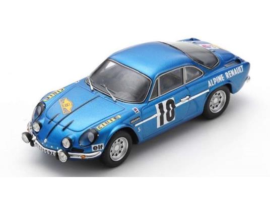 SPARK MODEL SF231 ALPINE A110 N.10 WINNER RALLYE DES ROUTES DU NORD 1969 J.VINATIER-M.CALL Modellino