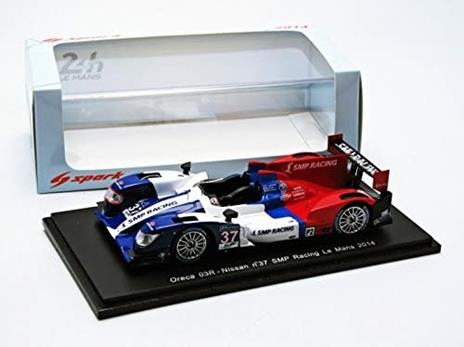 Spark. S4218. in Miniatura Veicolo. Modello per La Scala. Nissan Lmp2 Oreca 03R. Le Mans 2014. Scala 1/43 - 6