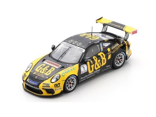 SPARK MODEL S8509 PORSCHE 911 GT3 CUP N.1 CARRERA CUP SCANDINAVIA CHAMPION 2021 L.SUNDAHL Modellino