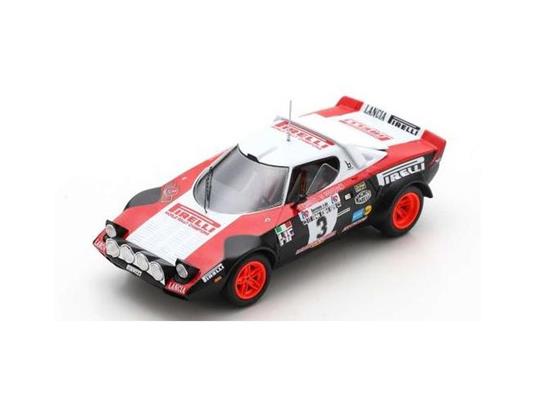 SPARK MODEL S9093 LANCIA STRATOS HF N.3 CHAMP.EUROPE RALLYES 1978 CARELLO-PERISSINOT 1:43 Modellino