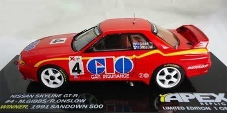 Ar0108 Nissan Skyline Gtr R32 1991 1:43 Modellino Ixo Model