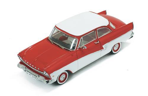 Ford Taunus 17M 1957 Red / White 1:43 Model Prd387