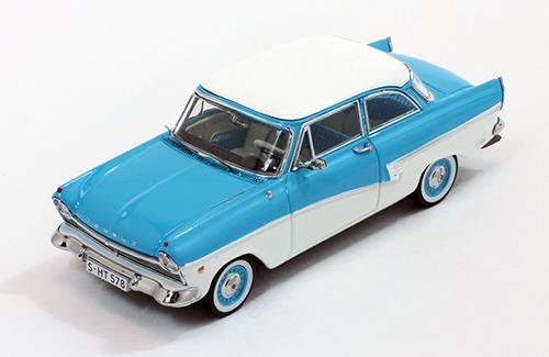 Ford Taunus 17M 1957 Light Blue/White 1:43 Model Prd388