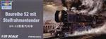 Br-52 Kriegslocomotive Armoured Steam Locomotive W/ Steifrahmentender Plastic Kit 1:35 Model Tr 00210