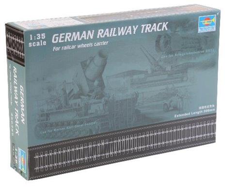 German Railway Track Set Binari Plastic Kit 1:35 Model TR 00213