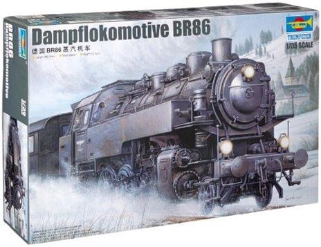 Dampflokomotive Locomotive Br86 Treno Locomotiva Plastic Kit 1:35 Model Tr 00217