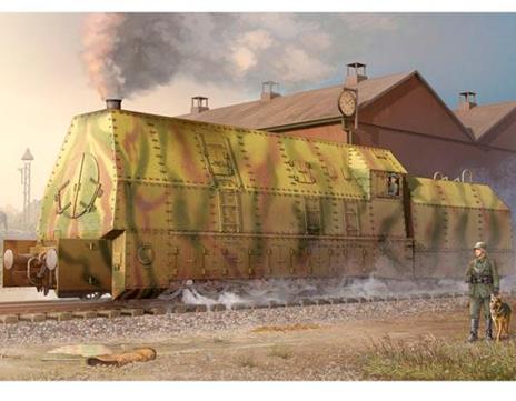 German Panzerlock Br-57 Amoured Locomotive Plastic Kit 1:35 Model Tp0219