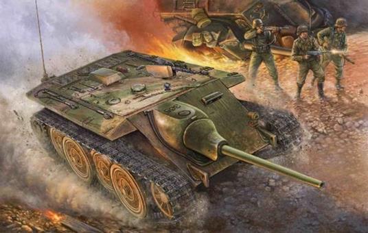 German E-10 Tank 1:35 Plastic Model Kit RIPTR 00385