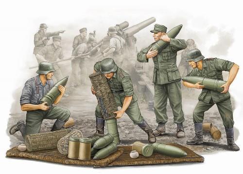 German (WWII) s.FH 18 Field Howitzer Gun Crew Plastic Kit 1:35 Model TP0426 - 2