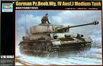 German Pz.Beob.Wg. Iv Ausf J Medium Tank Panzer Carro Armato Plastic Kit 1:16 Model Tp0922