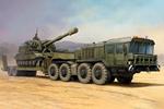 Russian Kzkt-7428 Transporter With Kzkt-9101 Semi-Trailer 1:35 Plastic Model Kit Riptr 01039