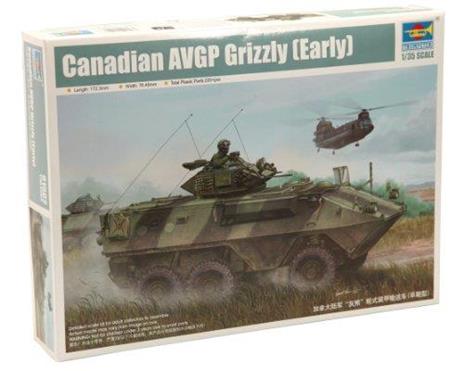 Canadian Grizzly 6X6 Apc (Early Ver.) Tank Plastic Kit 1:35 Model Tp1502