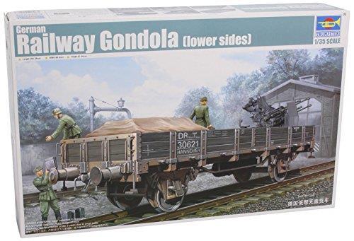 German Railway Gondola (lower sides) Plastic Kit 1:35 Model TR 01518