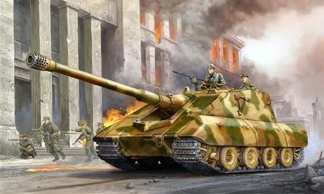 German Super Heavy Jagdpanzer E-100 Tank Carro Armato Plastic Kit 1:35 Model Tp1596 - 2