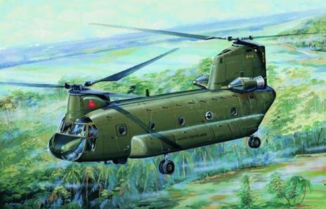 Ch-47 D Chinook Medium-Lift Helicopter 1:72 Plastic Model Kit Riptr 01621 - 2