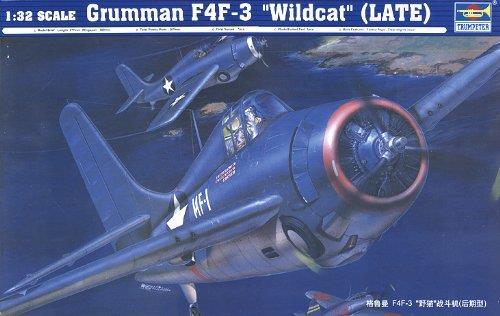 Grumman F4Ff3 Wildcat Late Version Aircraft 1:32 Plastic Model Kit Riptr 02225