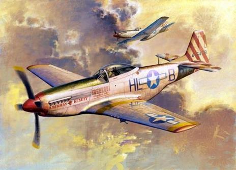 P-51D Mustang Fighter 1:32 Plastic Model Kit Riptr 02275