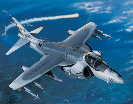 Mcdonnell-Douglas Av-8B Harrier Ii Night Attack Plastic Kit 1:32 Model Tr 02285