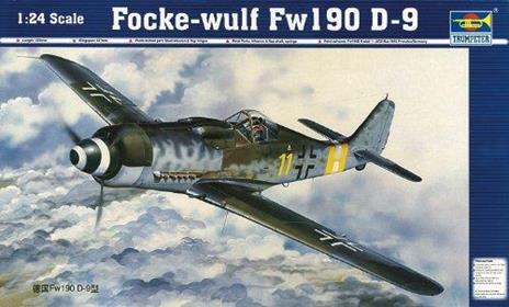 Focke Wolf Wulf Fw 190 D-9 Aircraft 1:24 Plastic Model Kit Riptr 02411 - 2
