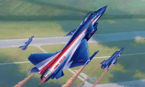Pla J-10 Ay Vigorous Dragon Fighter 1:48 Plastic Model Kit Riptr 02857