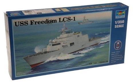 Us Navy Uss Freedom Lcs-1 (Freedom Class Littoral Combat Ship) 1:350 Plastic Model Kit Riptr 04549