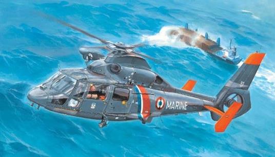 As365N2 Dolphin 2 Helicopter 1:35 Plastic Model Kit Riptr 05106 - 2