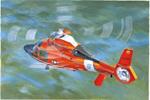 Us Coast Guard Hh-65C Dolphin Helicopter 1:35 Plastic Model Kit Riptr 05107