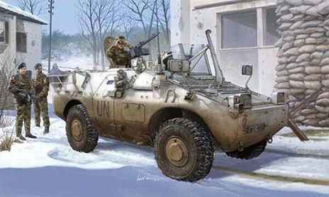 Italian Puma 4X4 Wheeled Afv Armored Fighting Vehicle Plastic Kit 1:35 Model Tp5525 - 2