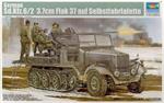 Trumpeter 05532. Modellino di semicingolato medio German Sd.Kfz.6/2 3.7 cm Flak 37