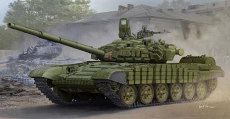 Russian T-72B/B1 Mbt W/Kontakt-1 Reactive Armor Tank Plastic Kit 1:35 Model Tp5599