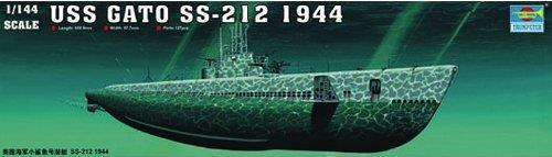 USS Gato SS-212 1944 Submarine 1:144 Plastic Model Kit RIPTR 05906