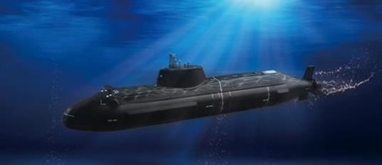 Hms Astute Submarine 1:144 Plastic Model Kit Riptr 05909