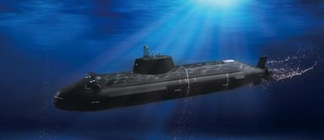 Hms Astute Submarine 1:144 Plastic Model Kit Riptr 05909 - 2