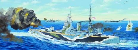 Hms Rodney Battleship 1:700 Plastic Model Kit Riptr 06718 - 2